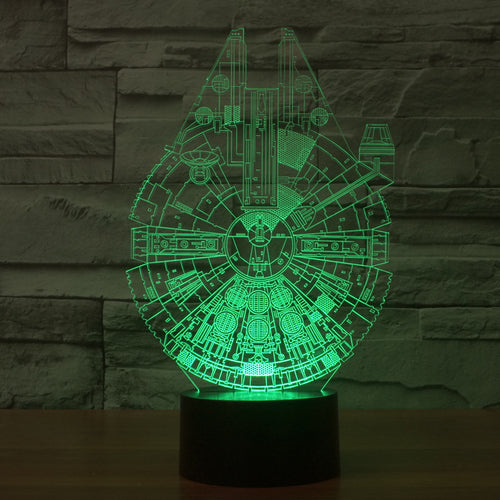 Millennium Falcon Light Star Wars 3D LED Nightlight