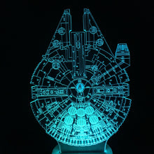 Millennium Falcon Light Star Wars 3D LED Nightlight