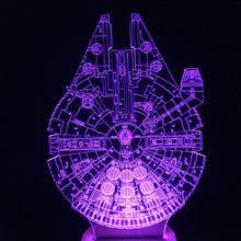 Millennium Falcon Light Star Wars 3D LED Nightlight
