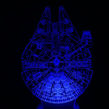 Millennium Falcon Light Star Wars 3D LED Nightlight
