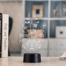 Millennium Falcon Light Star Wars 3D LED Nightlight