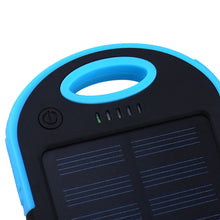 Waterproof Solar Power Bank 5000mAh - Portable Charger