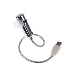 Flexible LED USB Fan with Real time Temperature Display